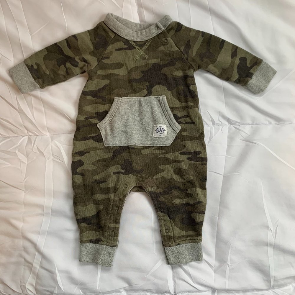 GAP Camo Baby Outfit
